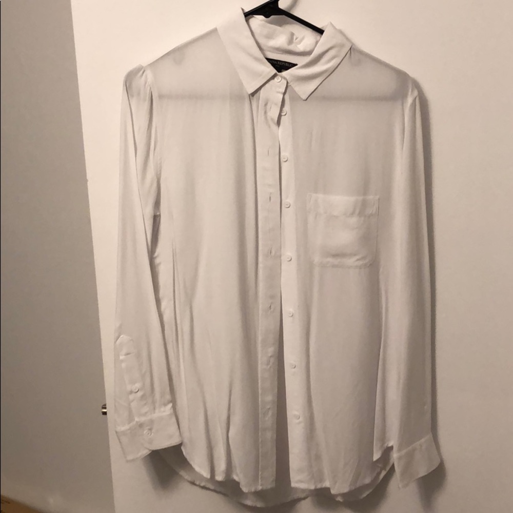 White button down